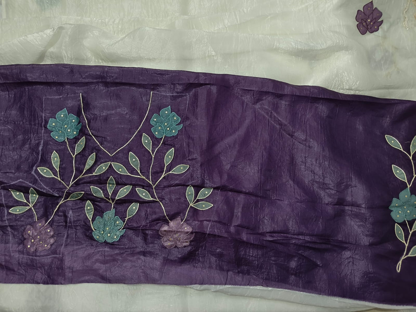 Premium soft organza fancy designer sarees