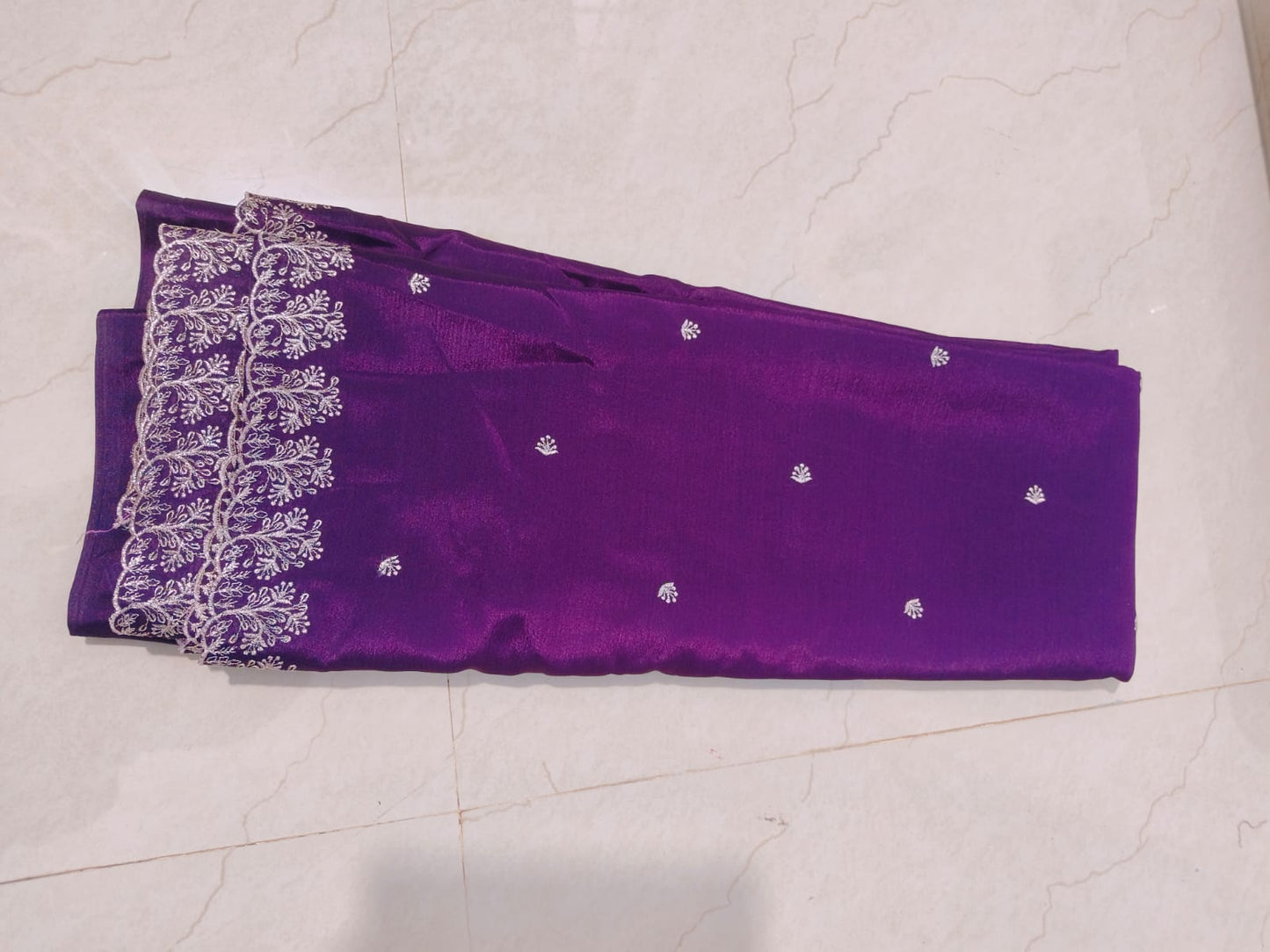 premium royal rose embriodery party wear saree