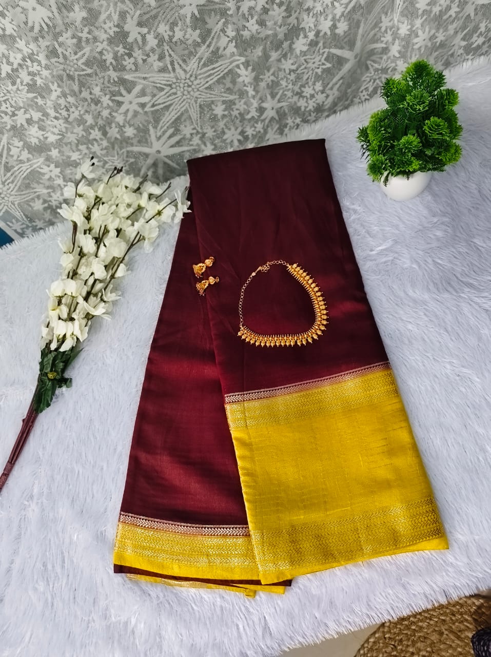 premium malai crape silk