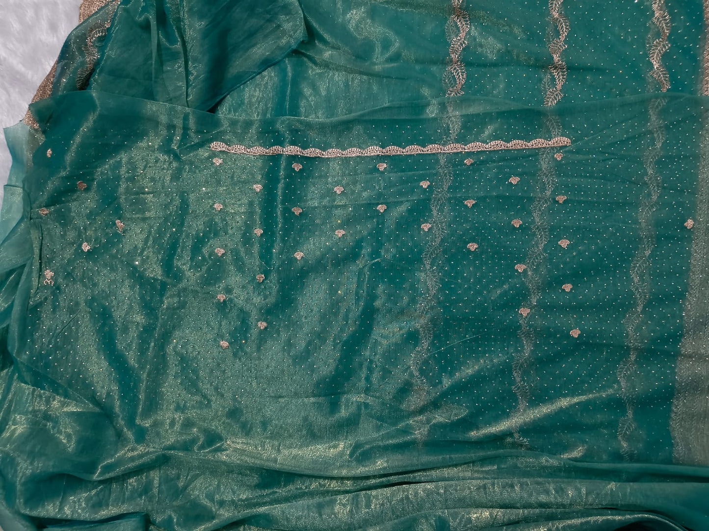 Premium soft organza fancy designer sarees