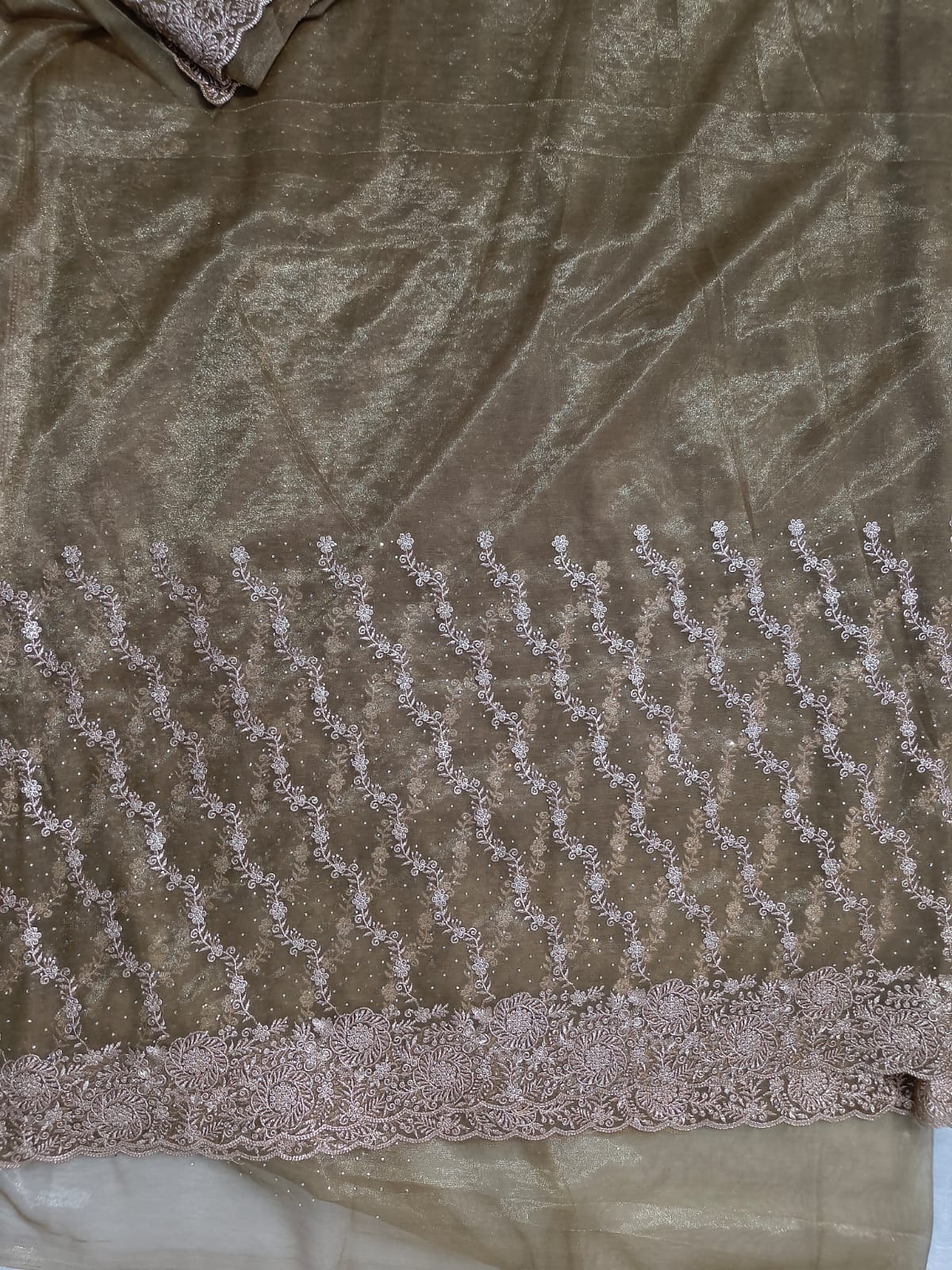 Premium soft organza fancy designer sarees