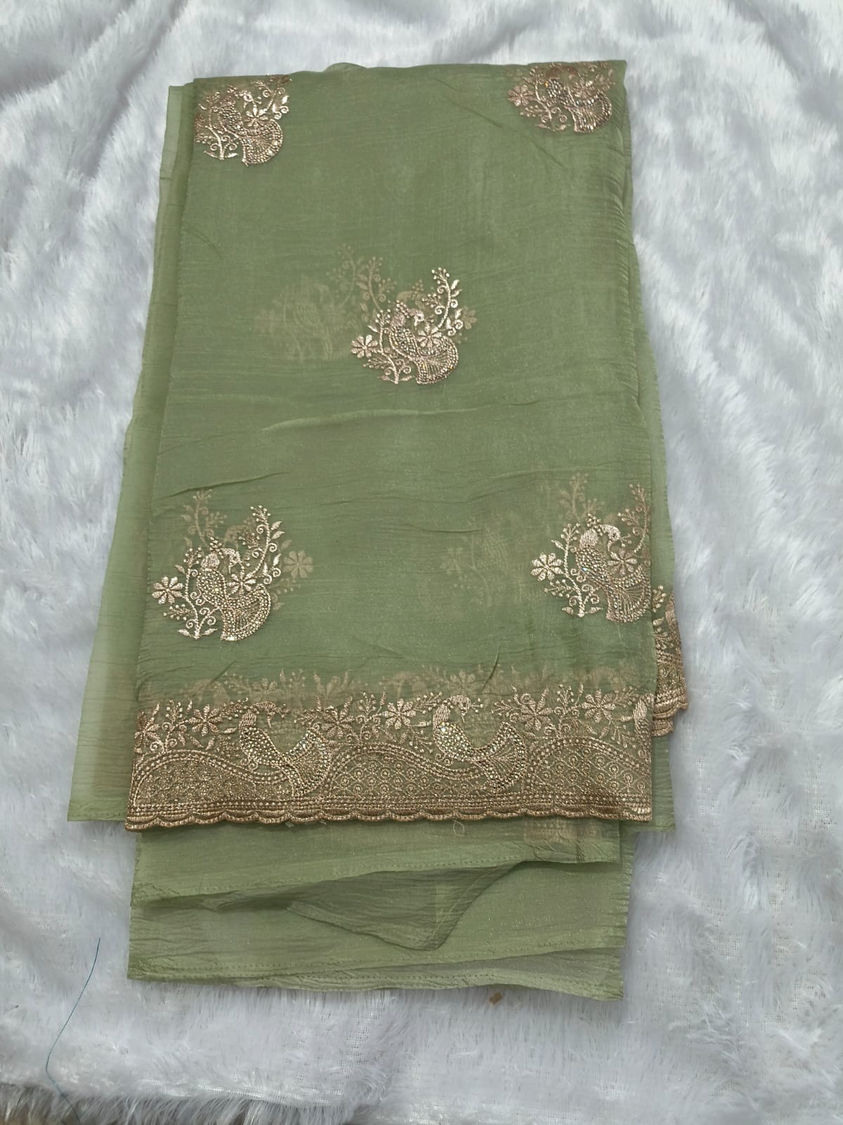 Premium soft organza fancy designer sarees