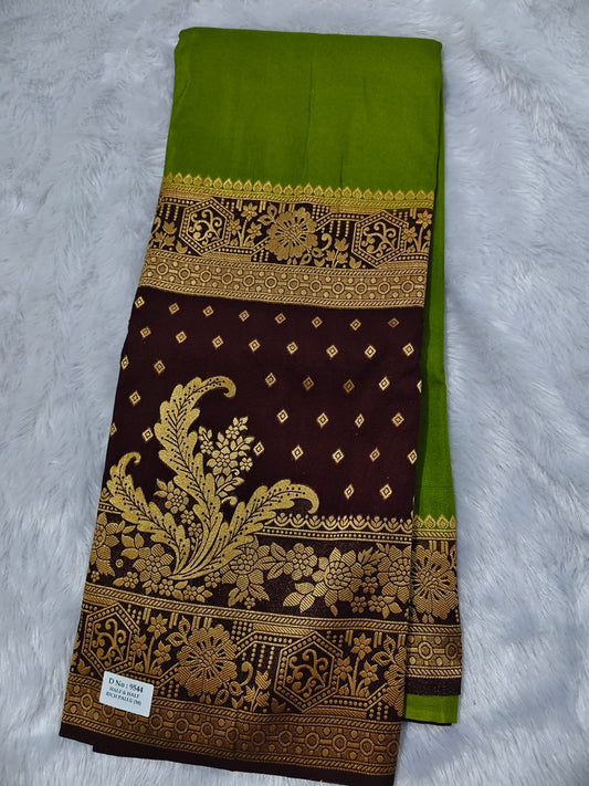 beautifull Semi georgette crape saree