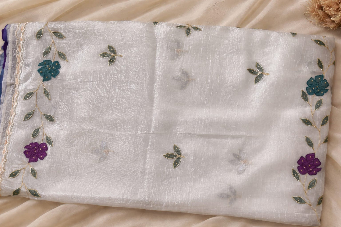 Premium soft organza fancy designer sarees