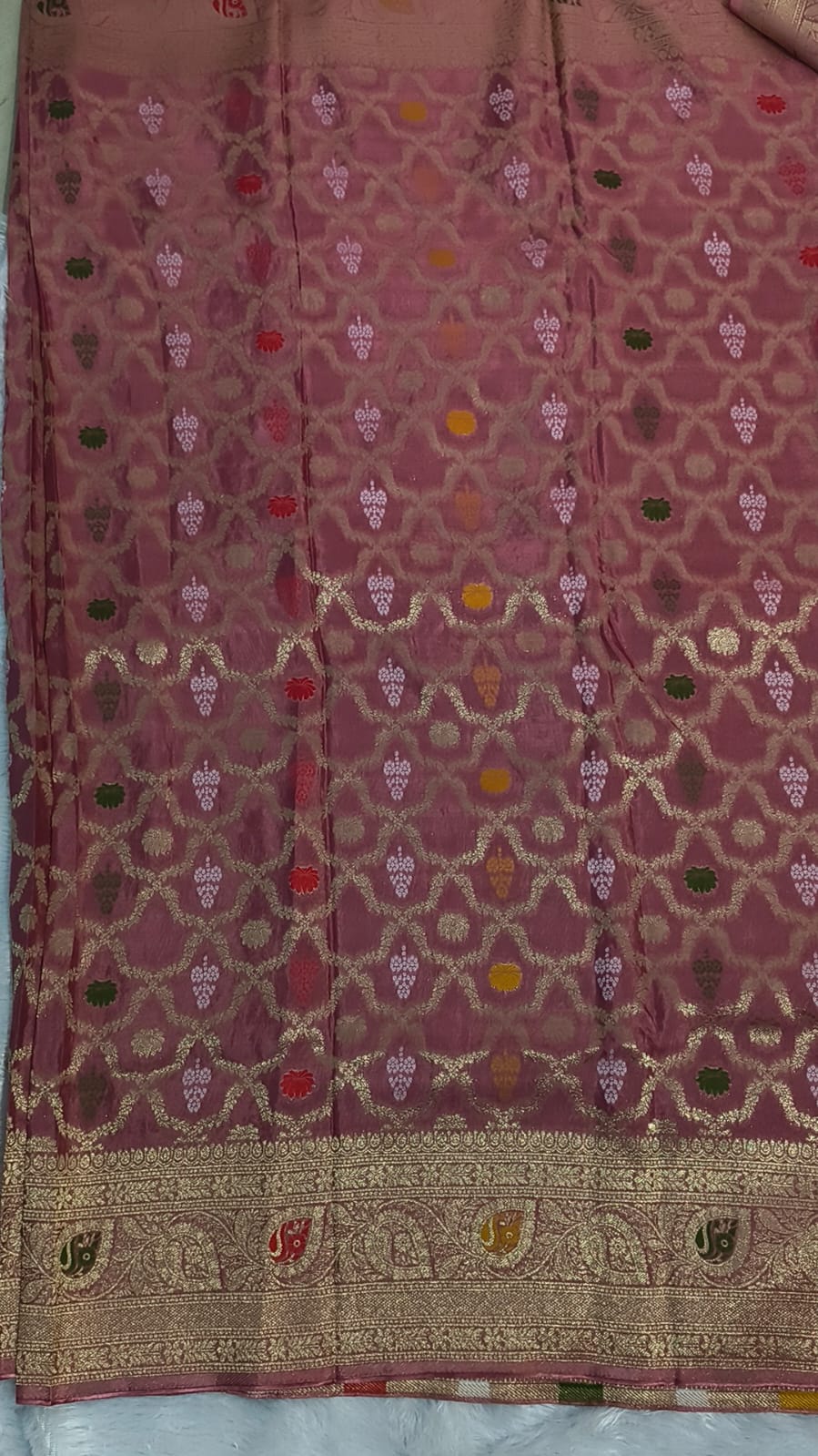 Premium peach Katan Viscose