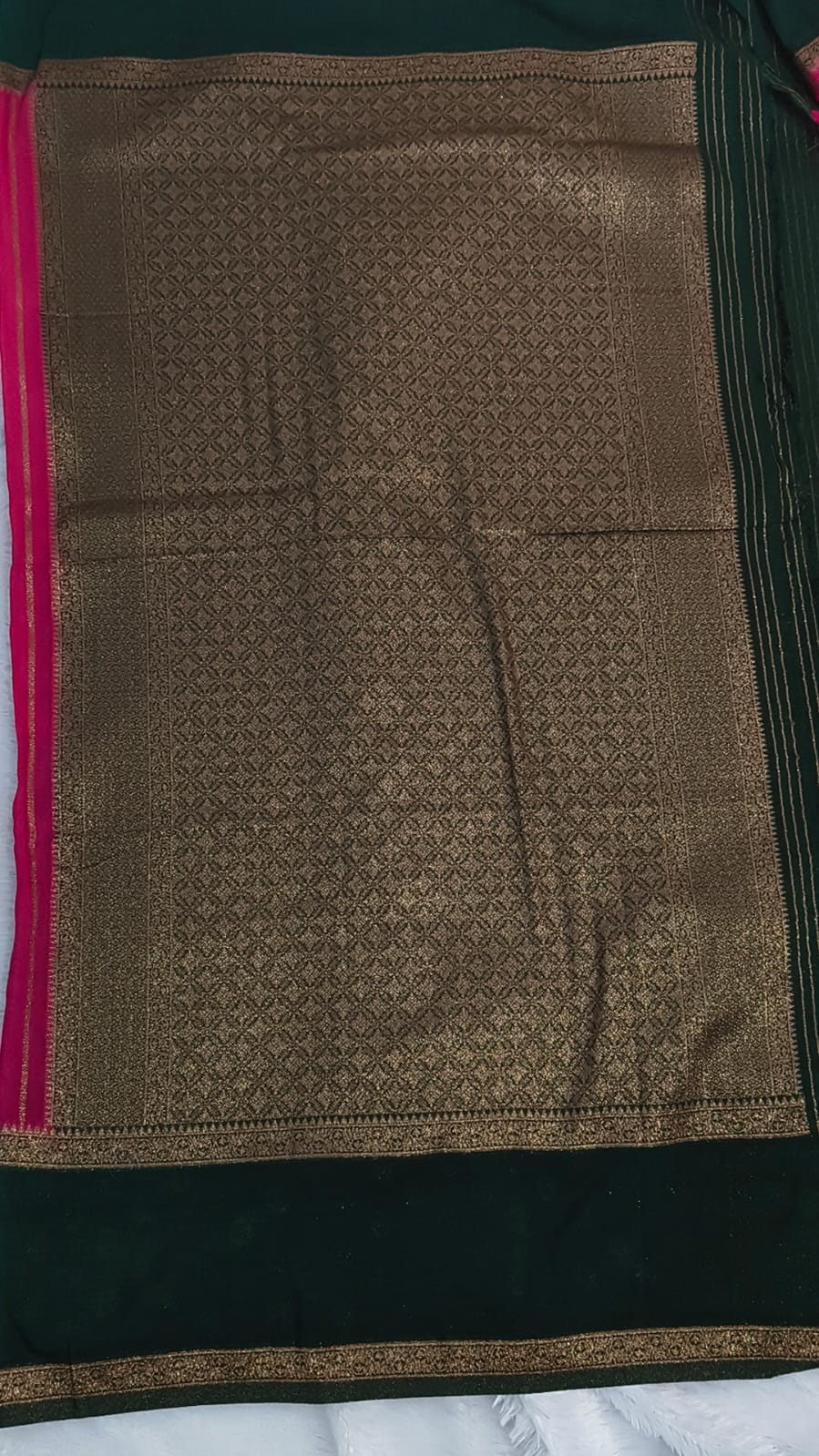 Pure viscose silk contrast