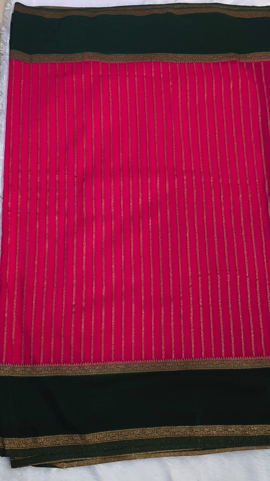 Pure viscose silk contrast