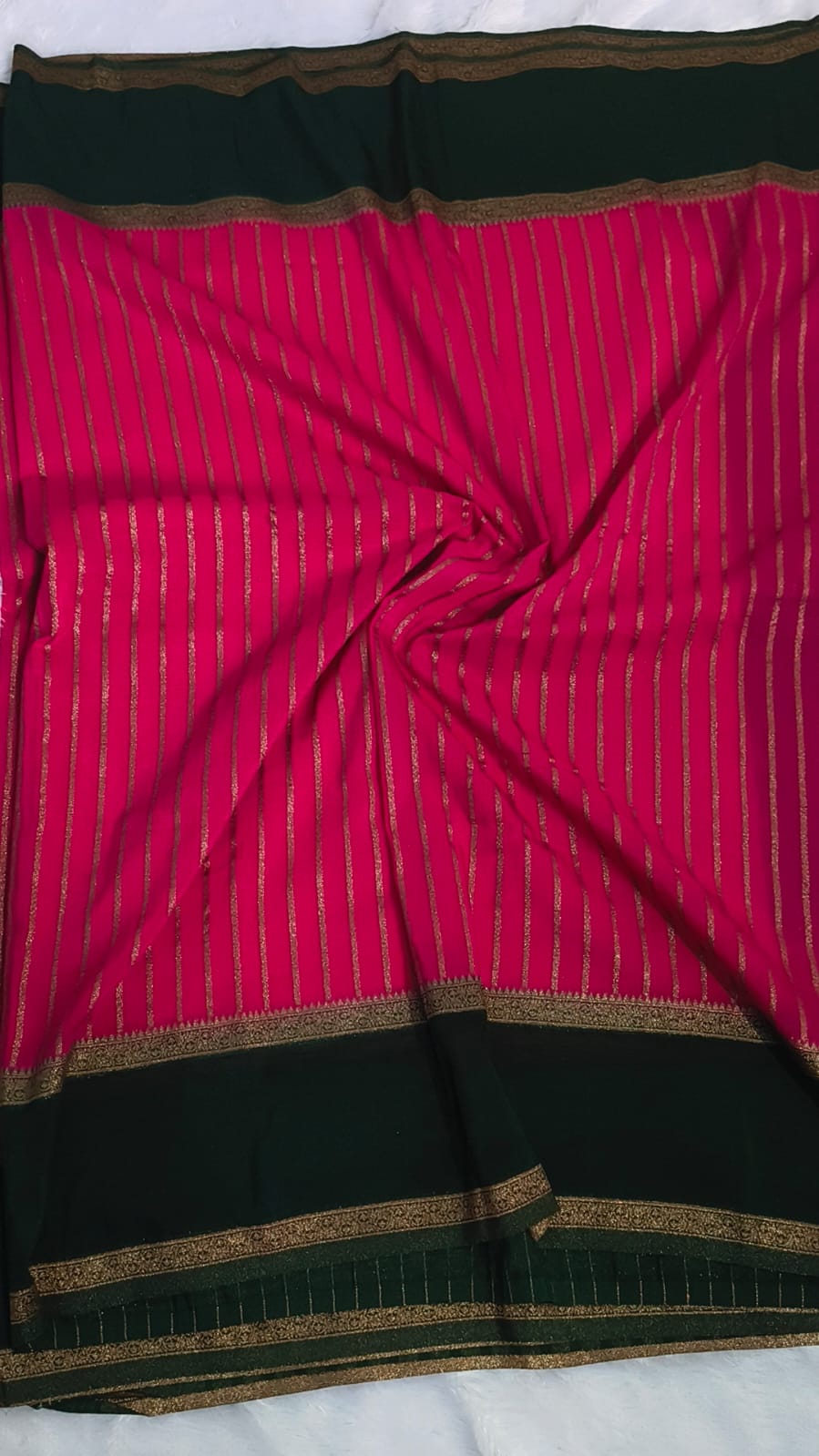 Pure viscose silk contrast