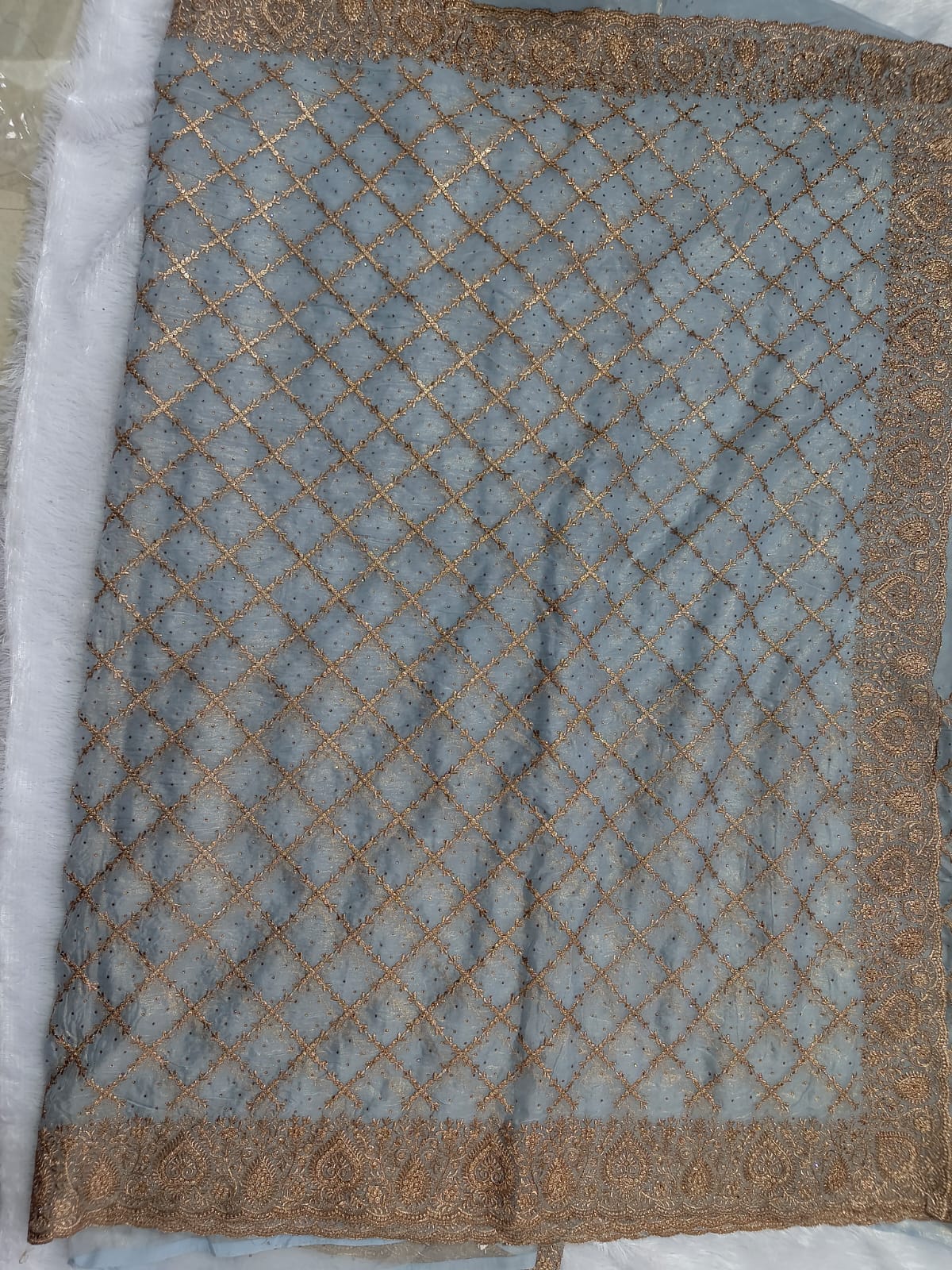 Premium soft organza fancy designer sarees