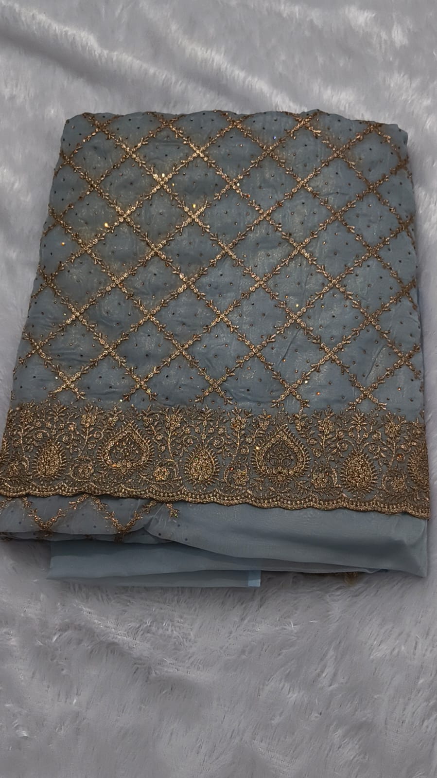 Premium soft organza fancy designer sarees