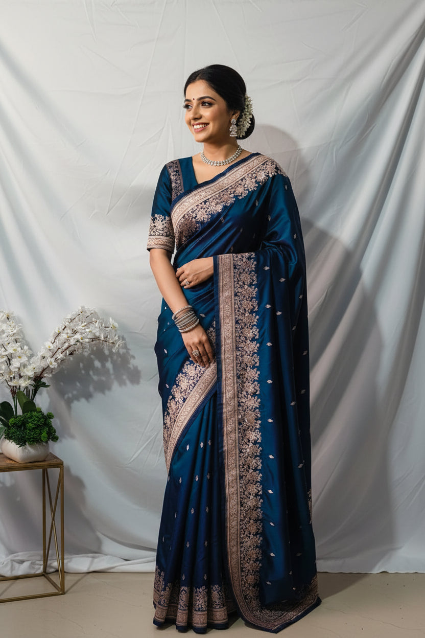 Premium dual tone venice kataan silk